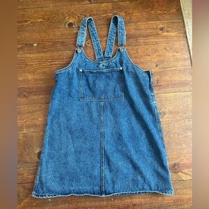 RE Generation Celebrity Pink Denim Overalls in Medium